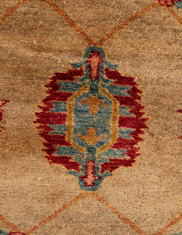 Detail image of  5' 2 x 7' 6  Hand Knotted Ziegler Wool Rug