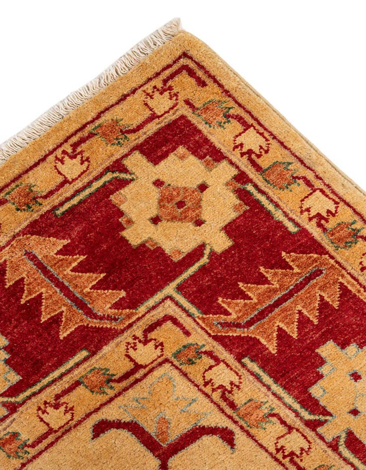 Detail image of  5' 8 x 7' 9  Hand Knotted Ziegler Wool Rug