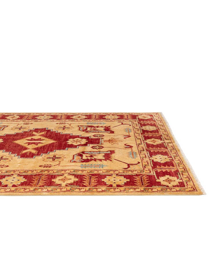 Detail image of  5' 8 x 7' 9  Hand Knotted Ziegler Wool Rug