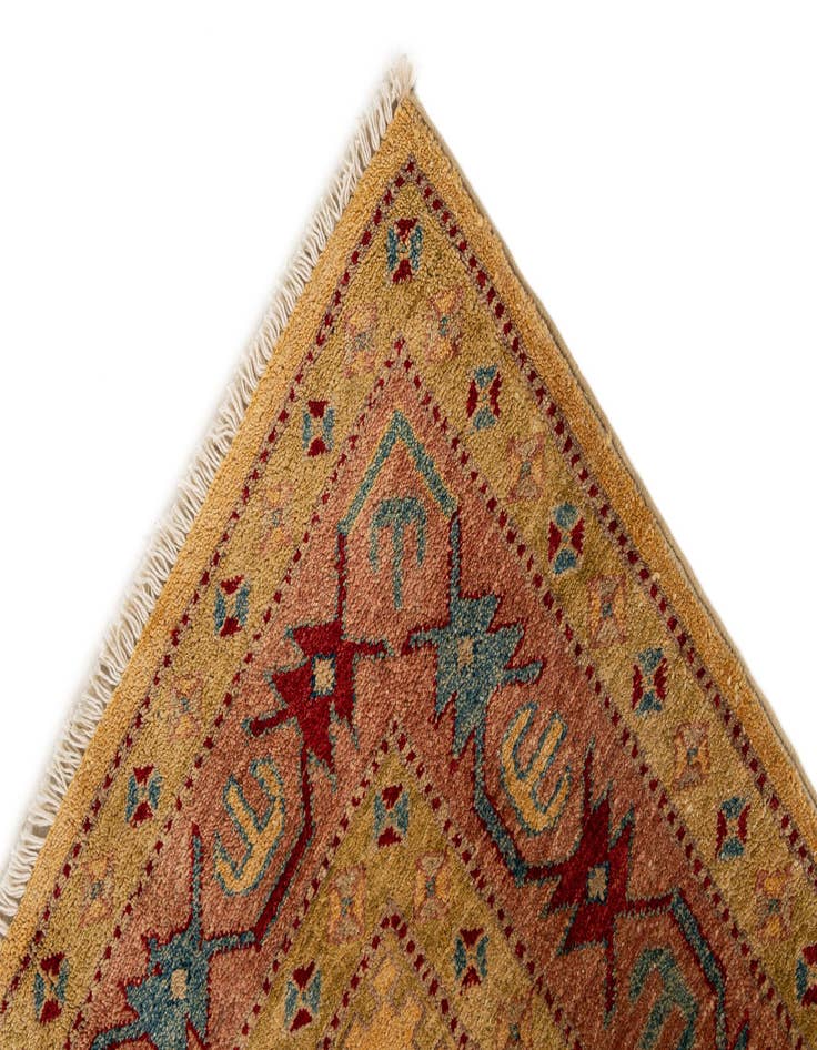 Detail image of  5' 2 x 7' 7  Hand Knotted Ziegler Wool Rug