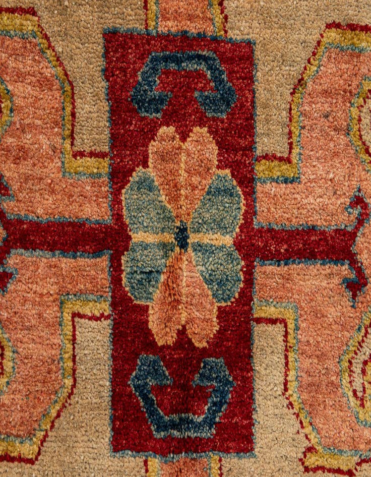 Detail image of  5' 2 x 7' 7  Hand Knotted Ziegler Wool Rug
