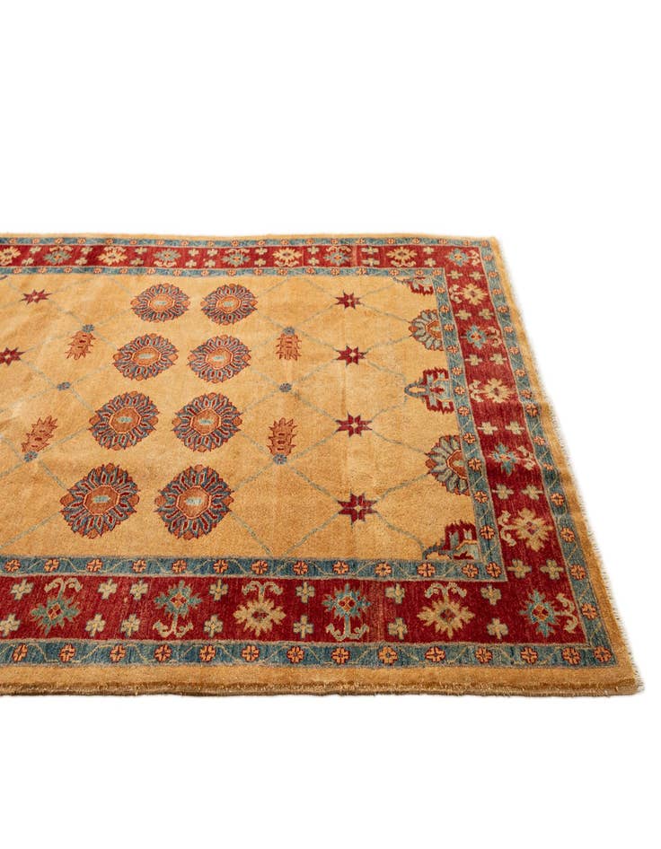 Detail image of  5' 9 x 7' 10  Hand Knotted Ziegler Wool Rug