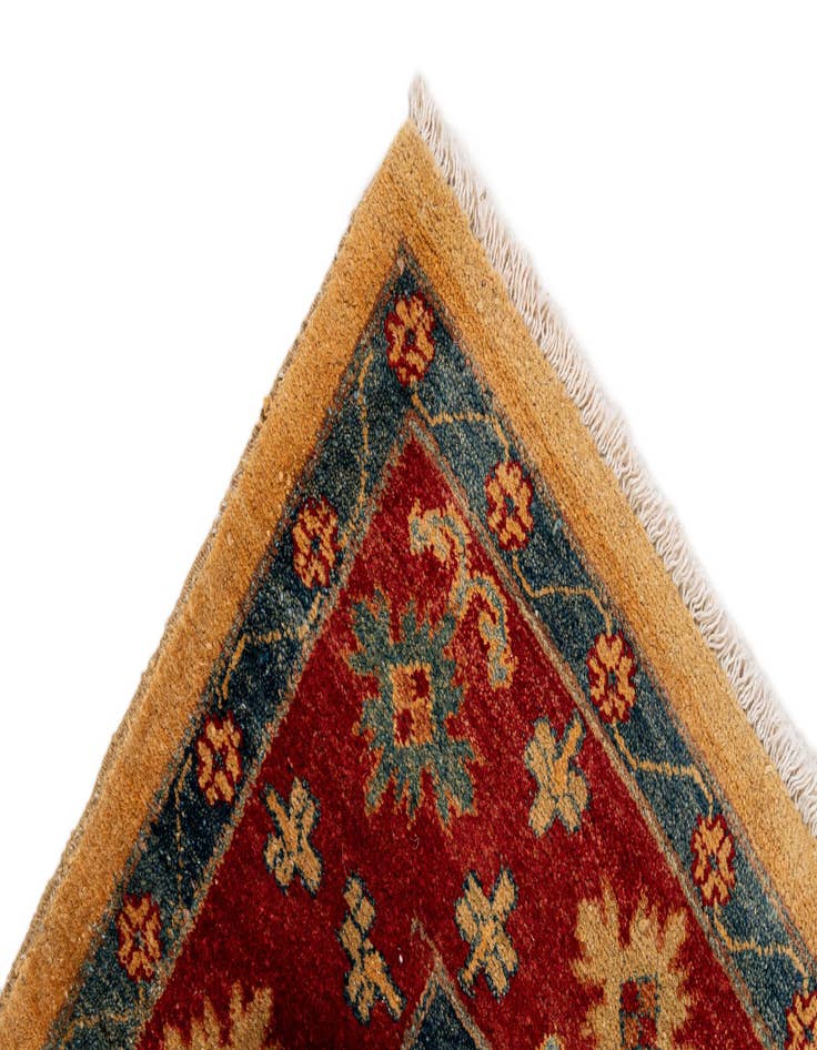 Detail image of  5' 9 x 7' 10  Hand Knotted Ziegler Wool Rug