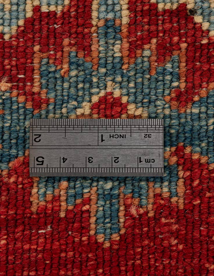 Detail image of  5' 7 x 7' 7  Hand Knotted Ziegler Wool Rug