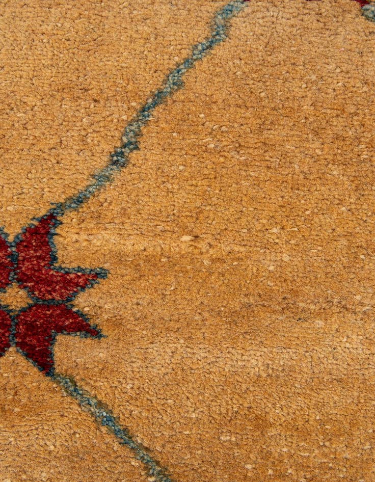 Detail image of  5' 7 x 7' 7  Hand Knotted Ziegler Wool Rug