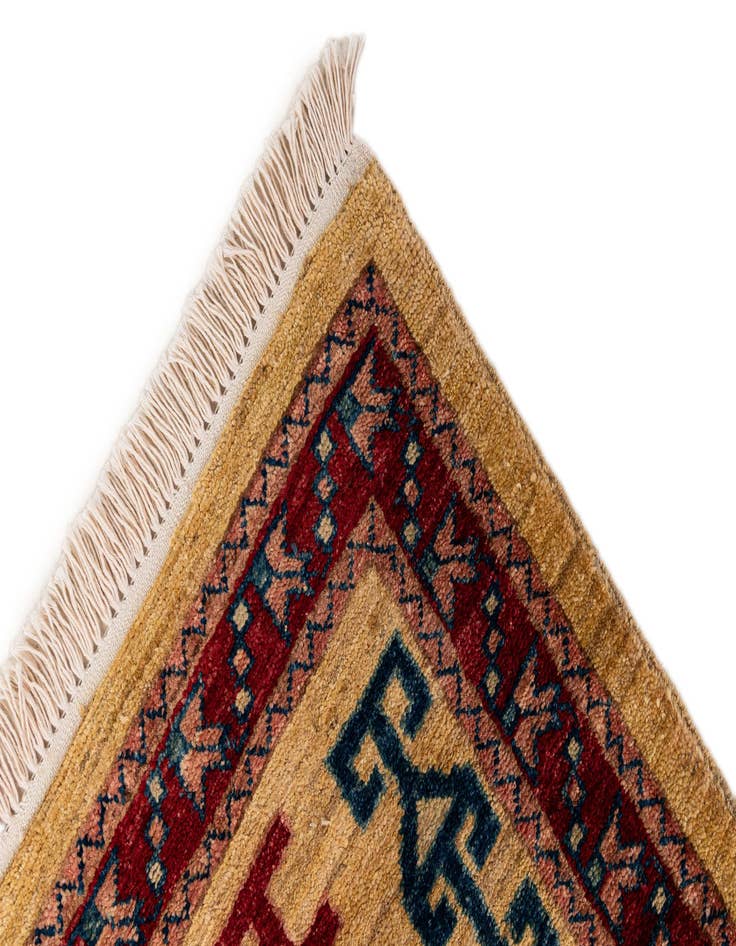 Detail image of  2' 7 x 3' 9  Hand Knotted Ziegler Wool Rug