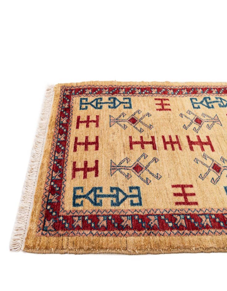 Detail image of  2' 7 x 3' 9  Hand Knotted Ziegler Wool Rug