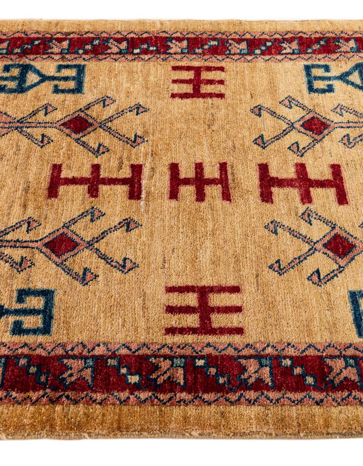 Detail image of  2' 7 x 3' 9  Hand Knotted Ziegler Wool Rug