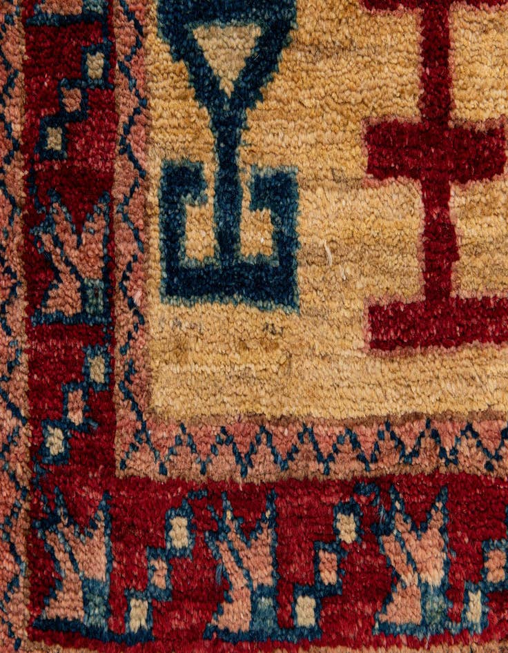 Detail image of  2' 7 x 3' 9  Hand Knotted Ziegler Wool Rug