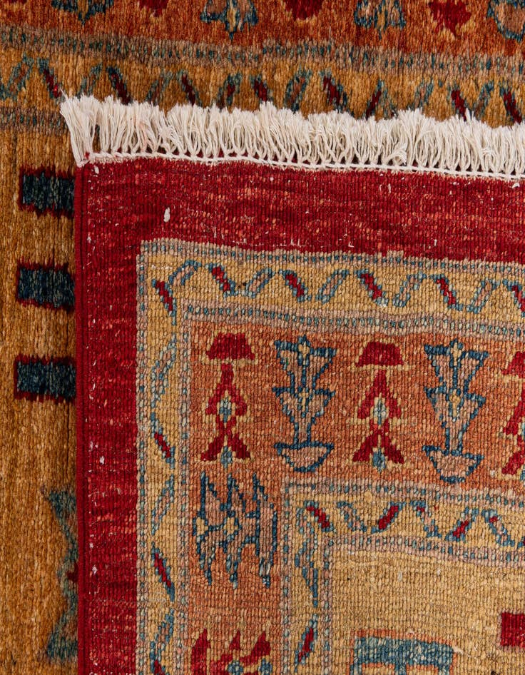 Detail image of  3' 3 x 5' 4  Hand Knotted Ziegler Wool Rug