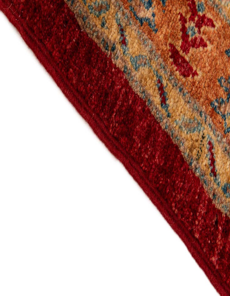 Detail image of  3' 3 x 5' 4  Hand Knotted Ziegler Wool Rug