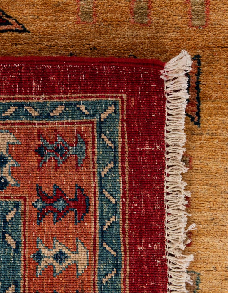 Detail image of  3' 3 x 4' 9  Hand Knotted Ziegler Wool Rug