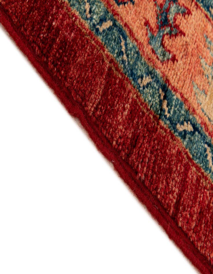 Detail image of  3' 3 x 4' 9  Hand Knotted Ziegler Wool Rug