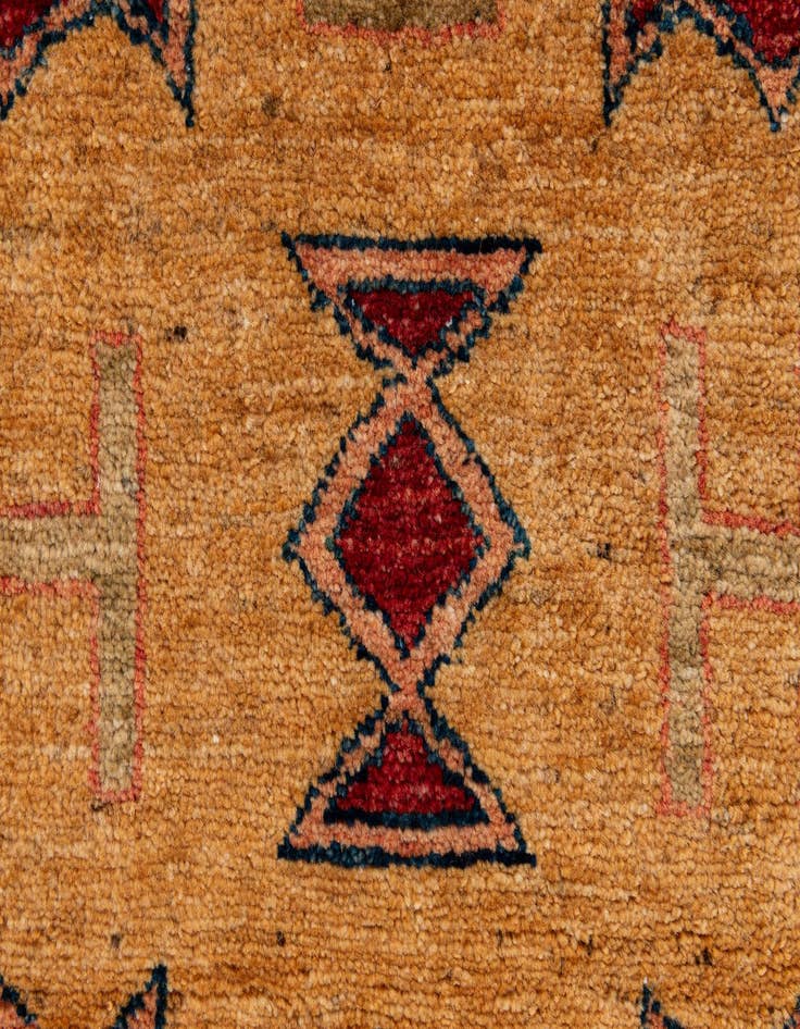 Detail image of  3' 3 x 4' 9  Hand Knotted Ziegler Wool Rug