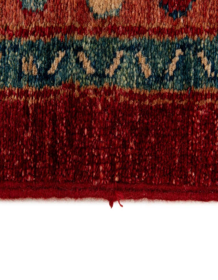 Detail image of  3' 3 x 4' 9  Hand Knotted Ziegler Wool Rug