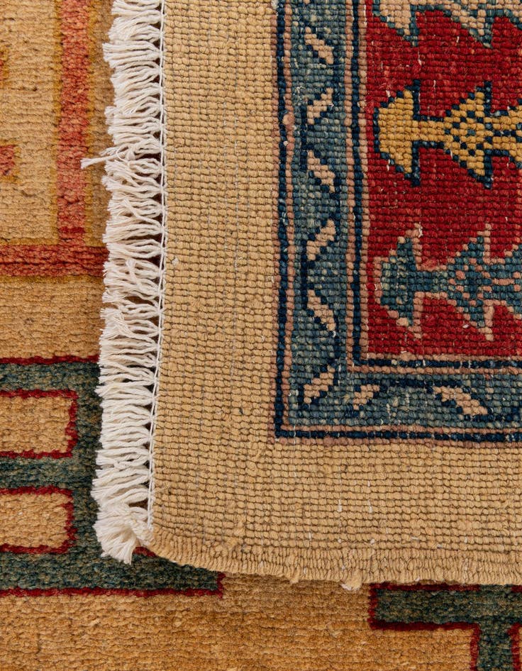 Detail image of  3' 4 x 5' 1  Hand Knotted Ziegler Wool Rug