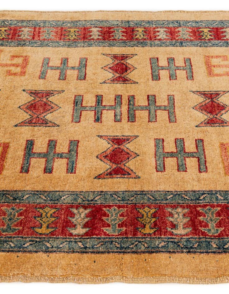 Detail image of  3' 4 x 5' 1  Hand Knotted Ziegler Wool Rug
