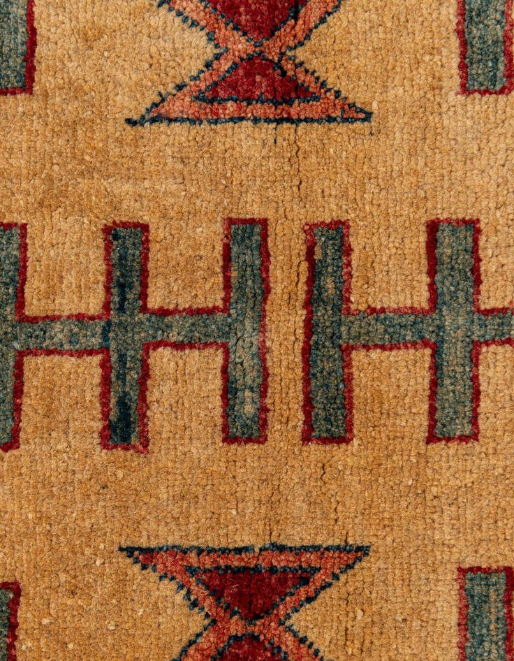 Detail image of  3' 4 x 5' 1  Hand Knotted Ziegler Wool Rug