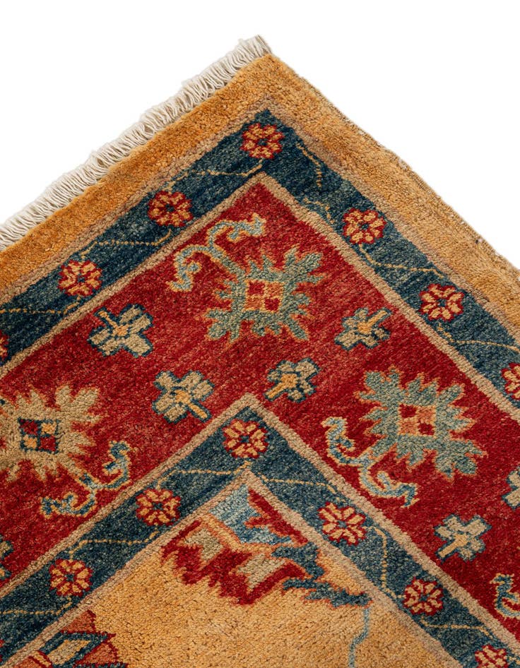Detail image of  5' 8 x 7' 5  Hand Knotted Ziegler Wool Rug