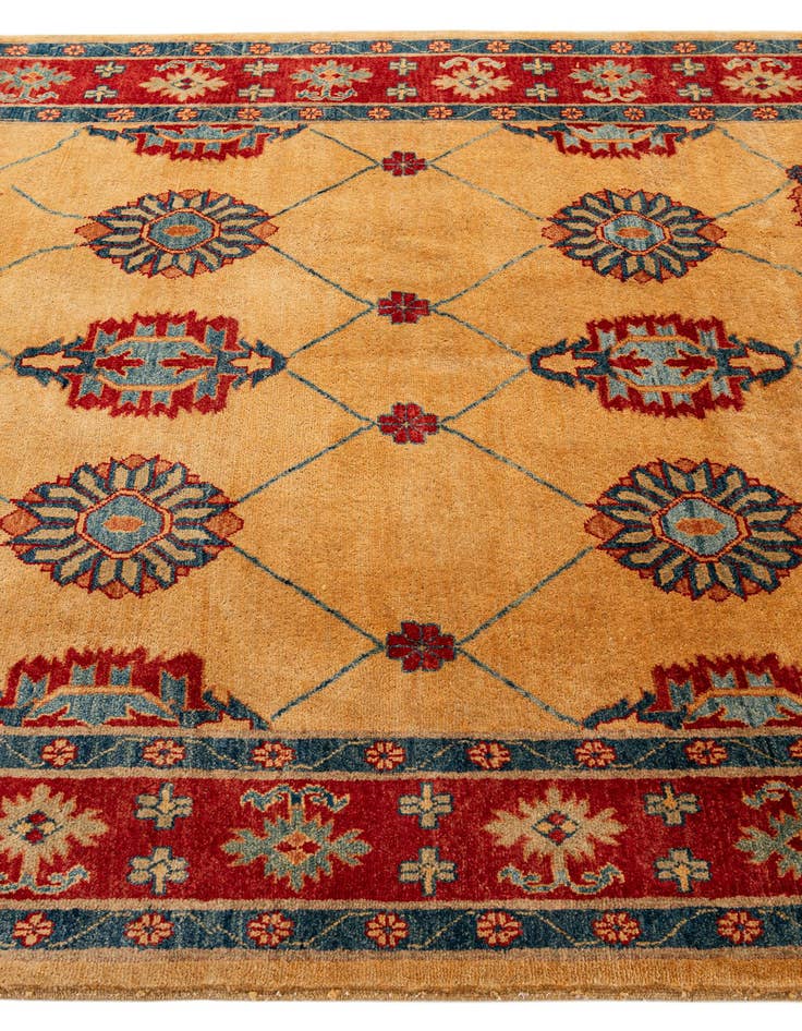 Detail image of  5' 8 x 7' 5  Hand Knotted Ziegler Wool Rug