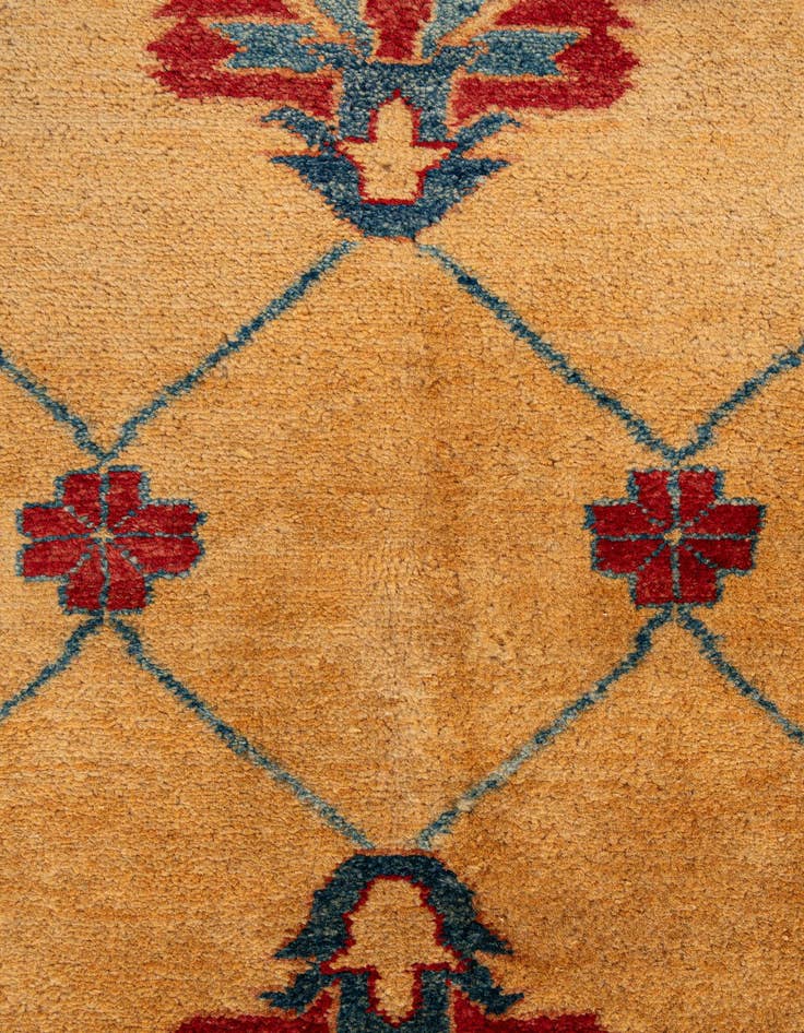 Detail image of  5' 8 x 7' 5  Hand Knotted Ziegler Wool Rug