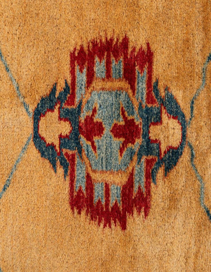 Detail image of  5' 8 x 7' 5  Hand Knotted Ziegler Wool Rug