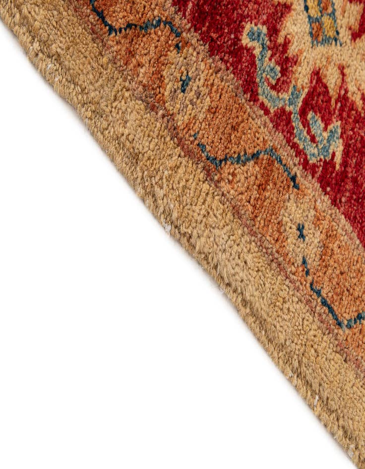 Detail image of  5' 7 x 7' 6  Hand Knotted Ziegler Wool Rug