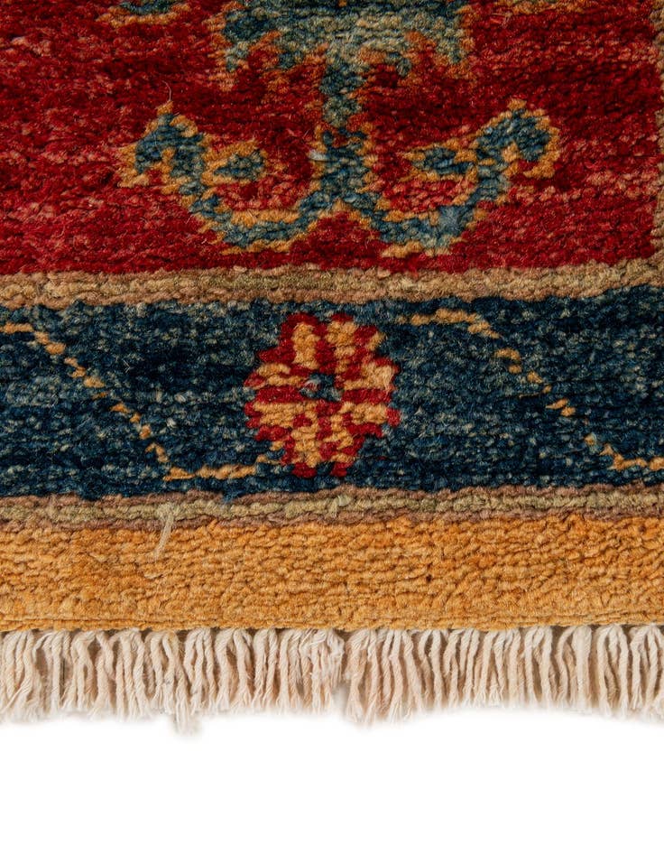 Detail image of  5' 9 x 7' 7  Hand Knotted Ziegler Wool Rug