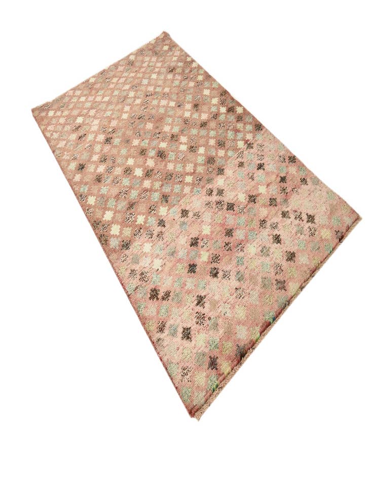 Detail image of  3' 9 x 5' 11  Hand Knotted Balouch Wool Rug