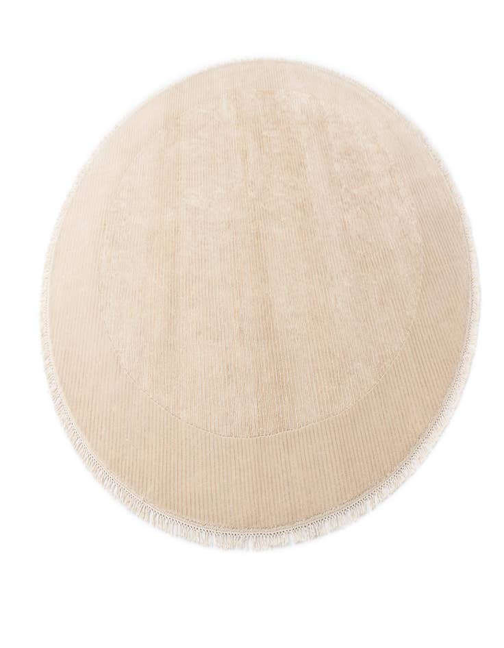 Detail image of  6' 6 x 6' 6  Hand Knotted Darya Wool Round Rug