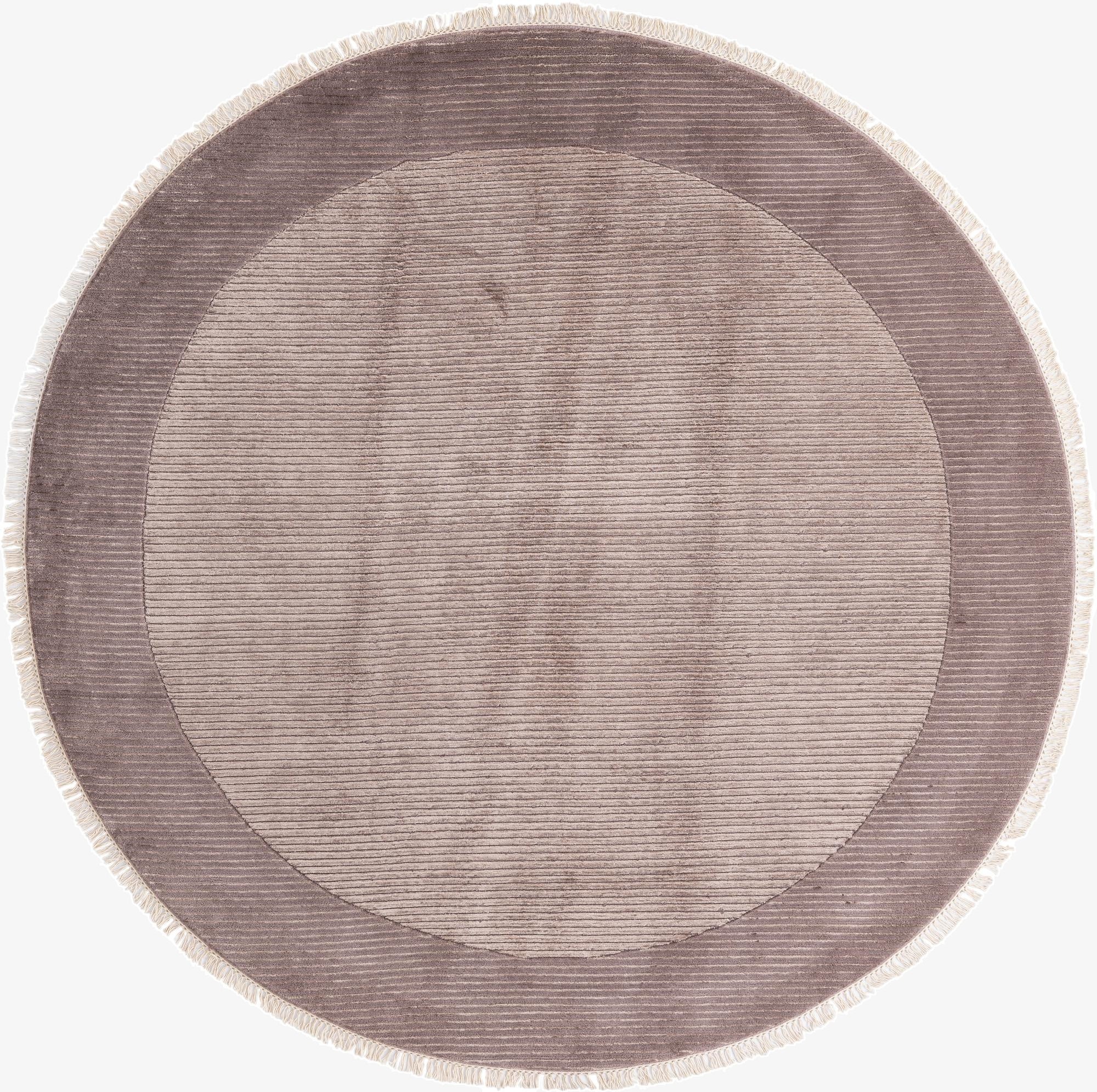  6' 8 x 6' 8  Hand Knotted Darya Wool Round Rug