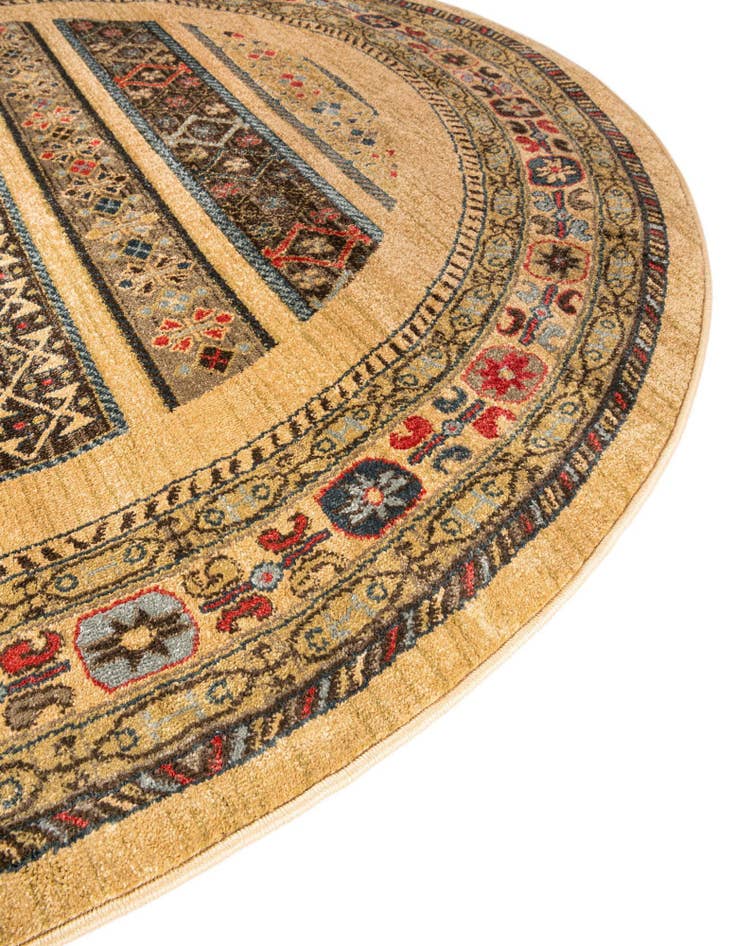 Detail image of  6' x 6' Kashkuli Gabbeh Round Rug