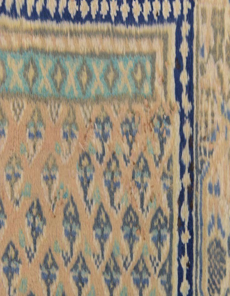 Detail image of  3' 9 x 10' 6  Hand Knotted Botemir Persian Wool Runner Rug
