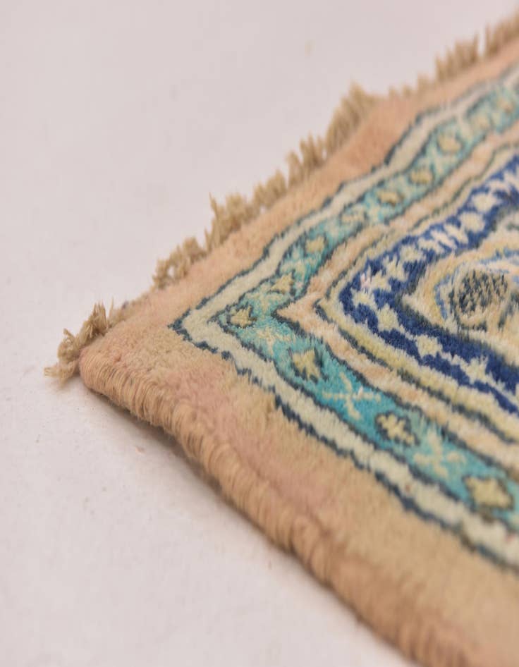 Detail image of  3' 9 x 10' 6  Hand Knotted Botemir Persian Wool Runner Rug