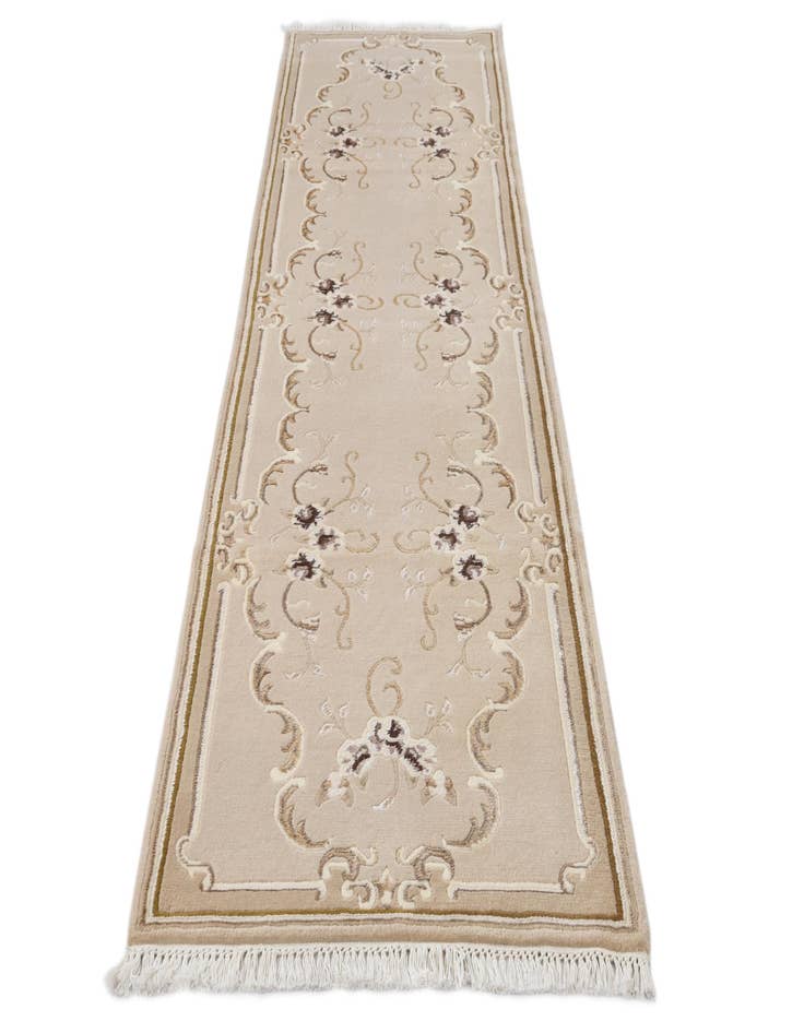 Detail image of  2' 9 x 9' 7  Hand Knotted Darya Wool Runner Rug