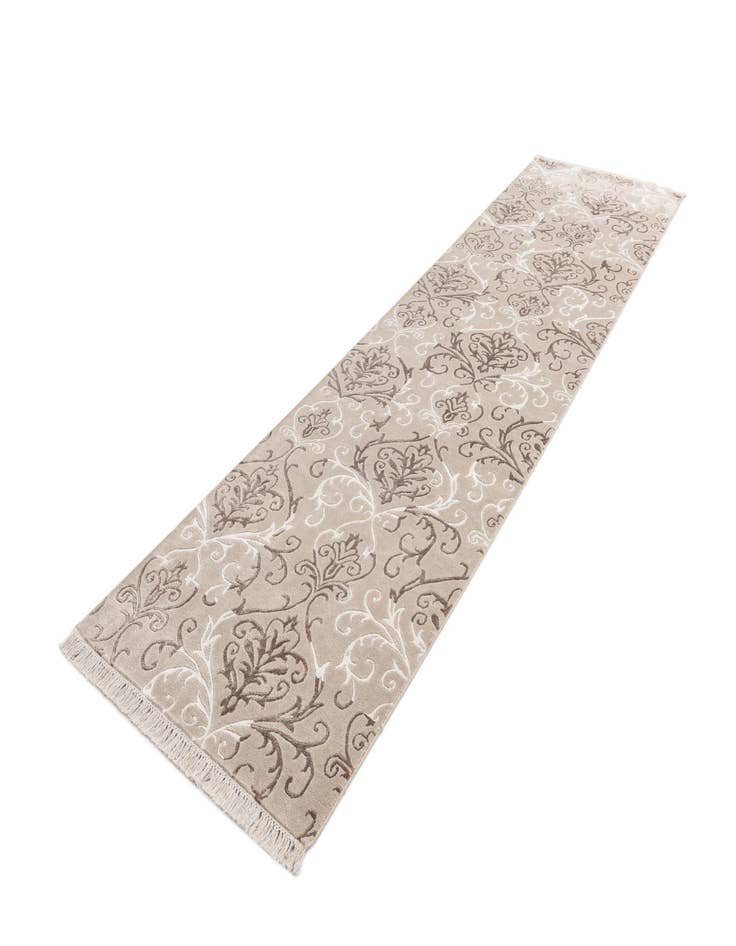 Detail image of  3' 3 x 13'  Hand Knotted Darya Wool Runner Rug