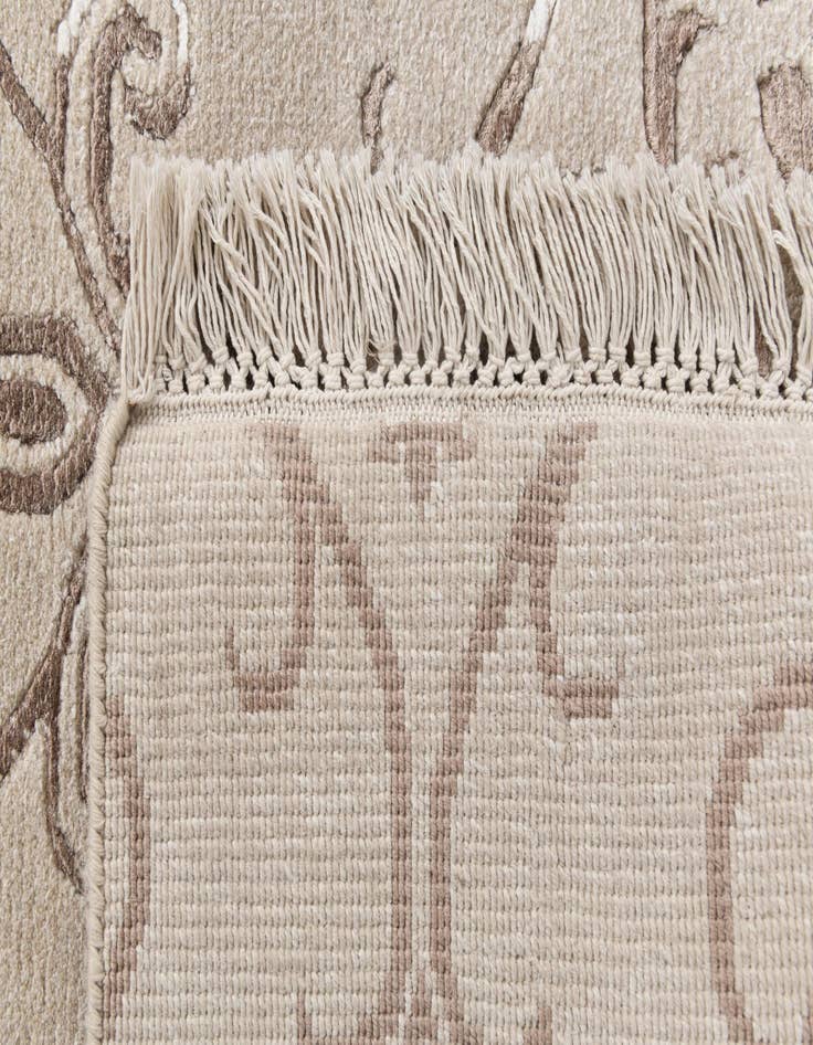 Detail image of  3' 3 x 13'  Hand Knotted Darya Wool Runner Rug