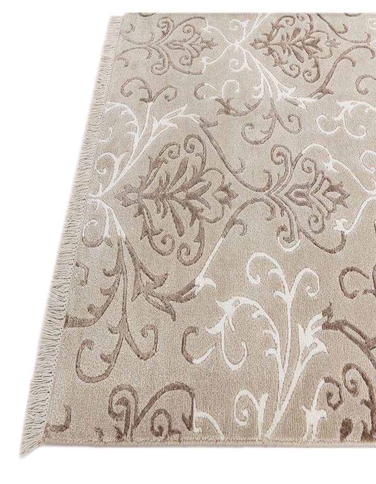 Detail image of  3' 4 x 12' 10  Hand Knotted Darya Wool Runner Rug