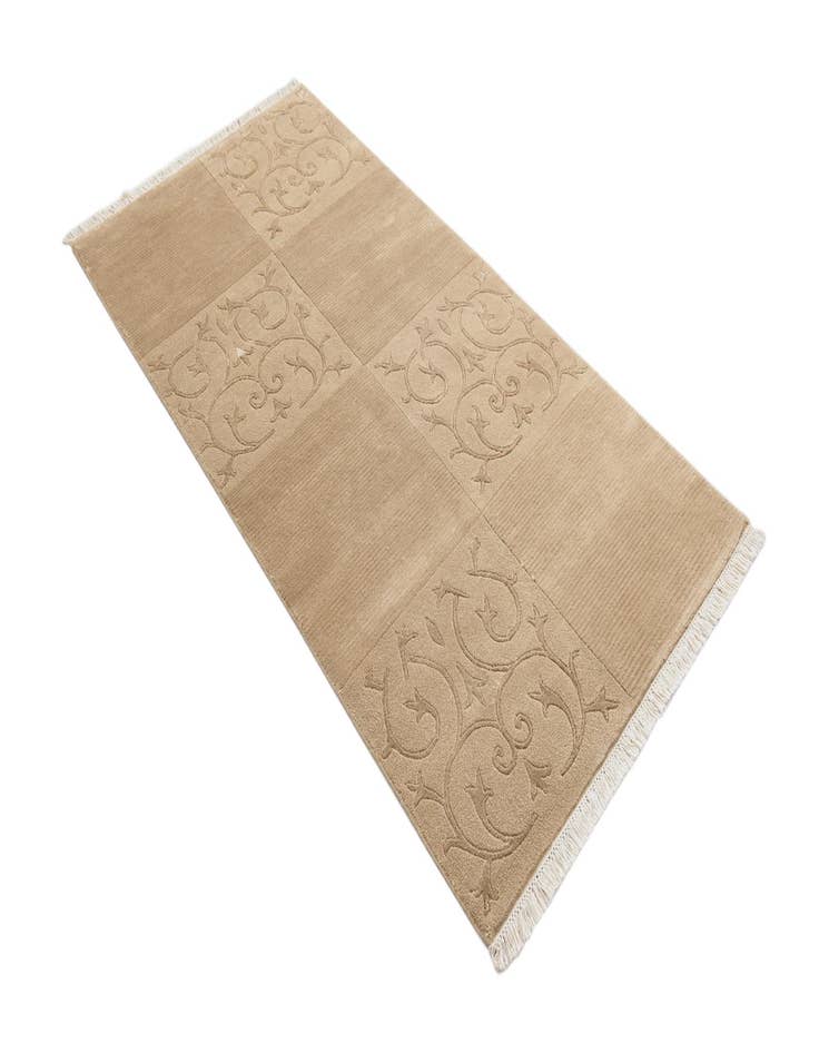 Detail image of  3' 3 x 6' 9  Hand Knotted Darya Wool Runner Rug