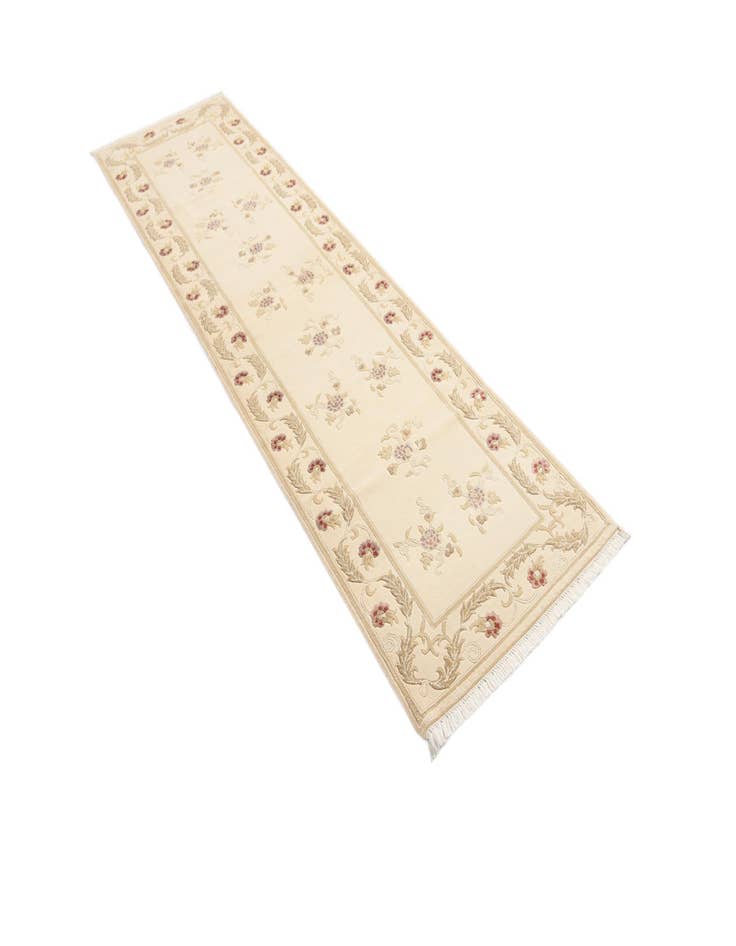 Detail image of  2' 7 x 9' 9  Hand Knotted Darya Wool Runner Rug