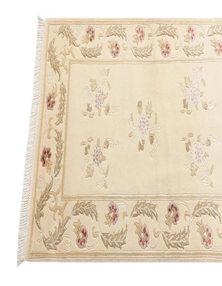 Detail image of  2' 7 x 9' 9  Hand Knotted Darya Wool Runner Rug