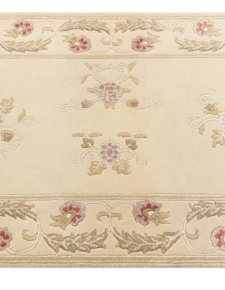 Detail image of  2' 7 x 9' 9  Hand Knotted Darya Wool Runner Rug