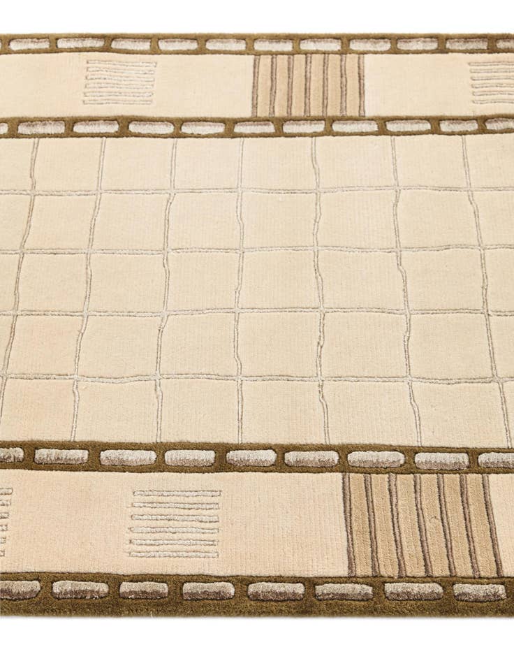 Detail image of  2' 9 x 9' 9  Hand Knotted Darya Wool Runner Rug