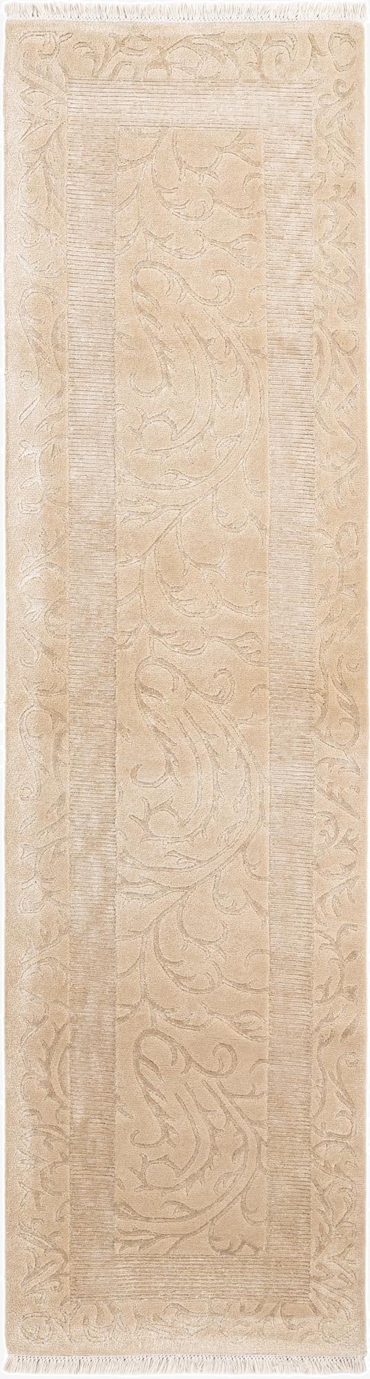  2' 8 x 9' 10  Hand Knotted Darya Wool Runner Rug
