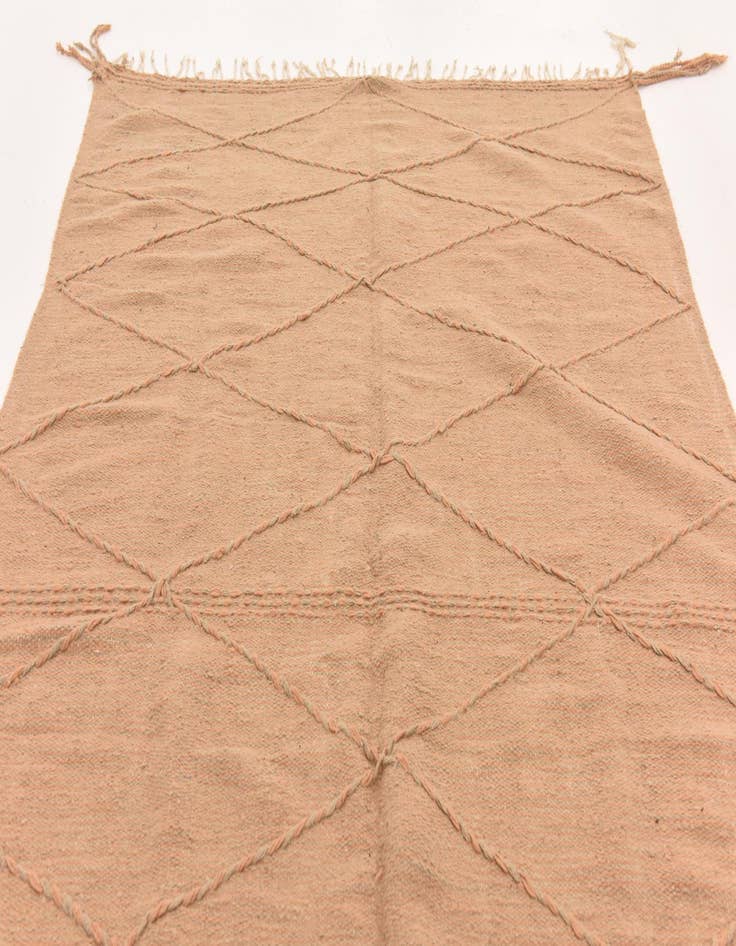 Detail image of  5' x 10' 10  Hand Knotted Moroccan Wool Runner Rug