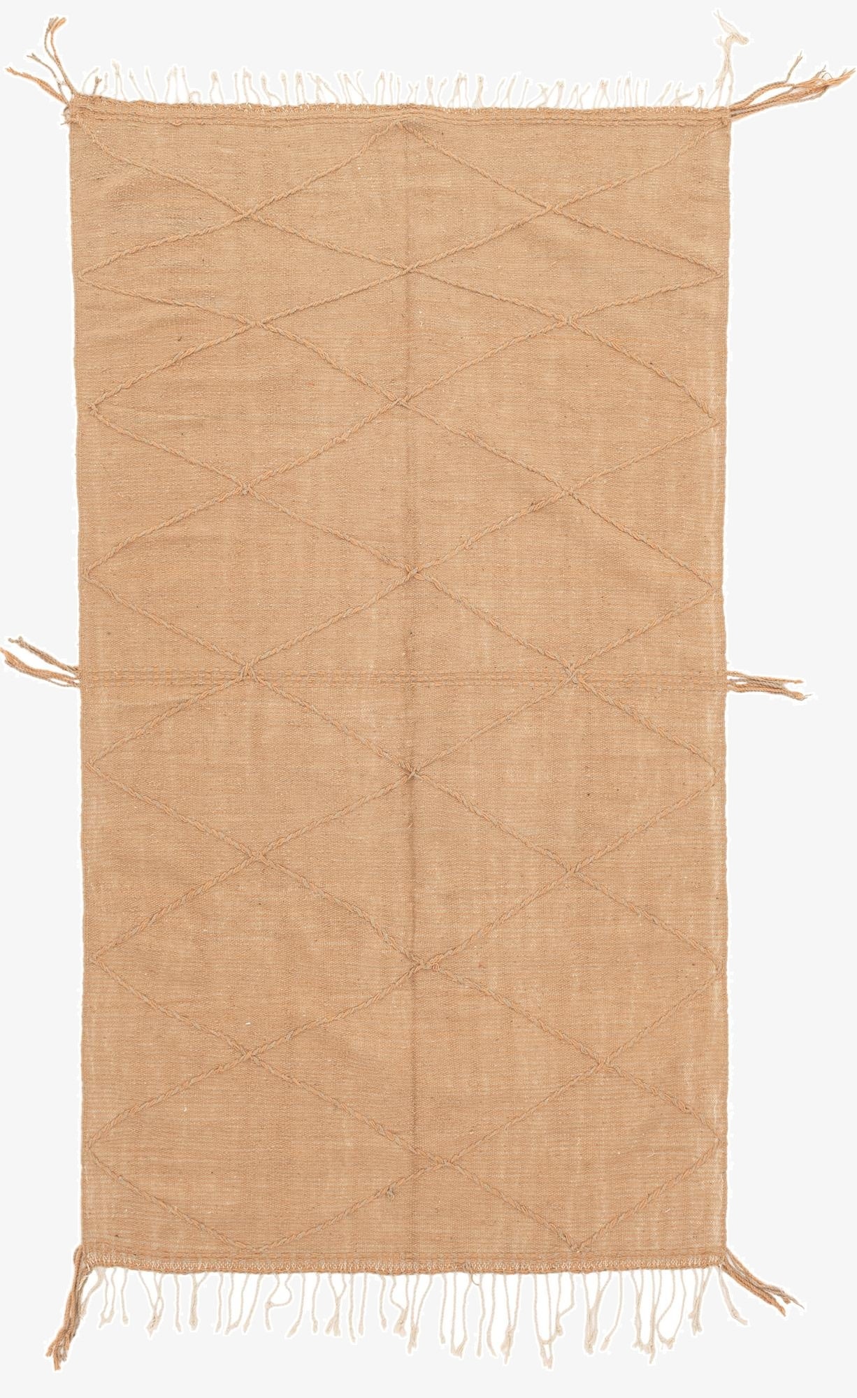  5' x 10' 10  Hand Knotted Moroccan Wool Runner Rug