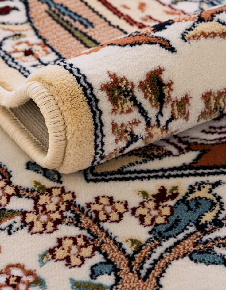 Detail image of  3' x 13' Nain Design Runner Rug