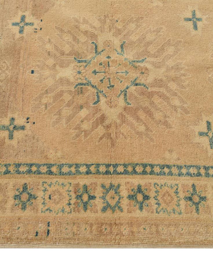 Detail image of  2' 9 x 5' 4  Hand Knotted Oushak Wool Runner Rug