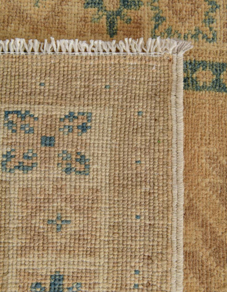 Detail image of  2' 9 x 5' 4  Hand Knotted Oushak Wool Runner Rug