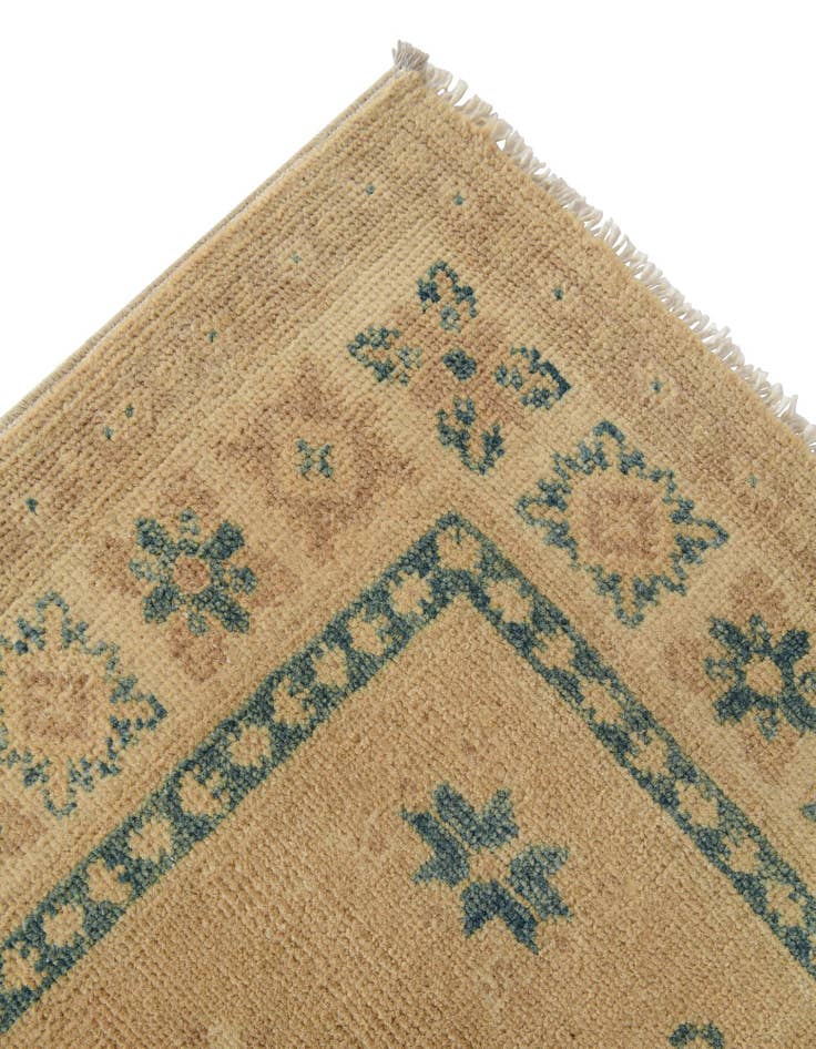 Detail image of  2' 9 x 5' 4  Hand Knotted Oushak Wool Runner Rug